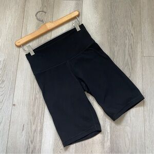 TNA Biker Shorts 9" inseam womens Black (small) workout activewear athleisure